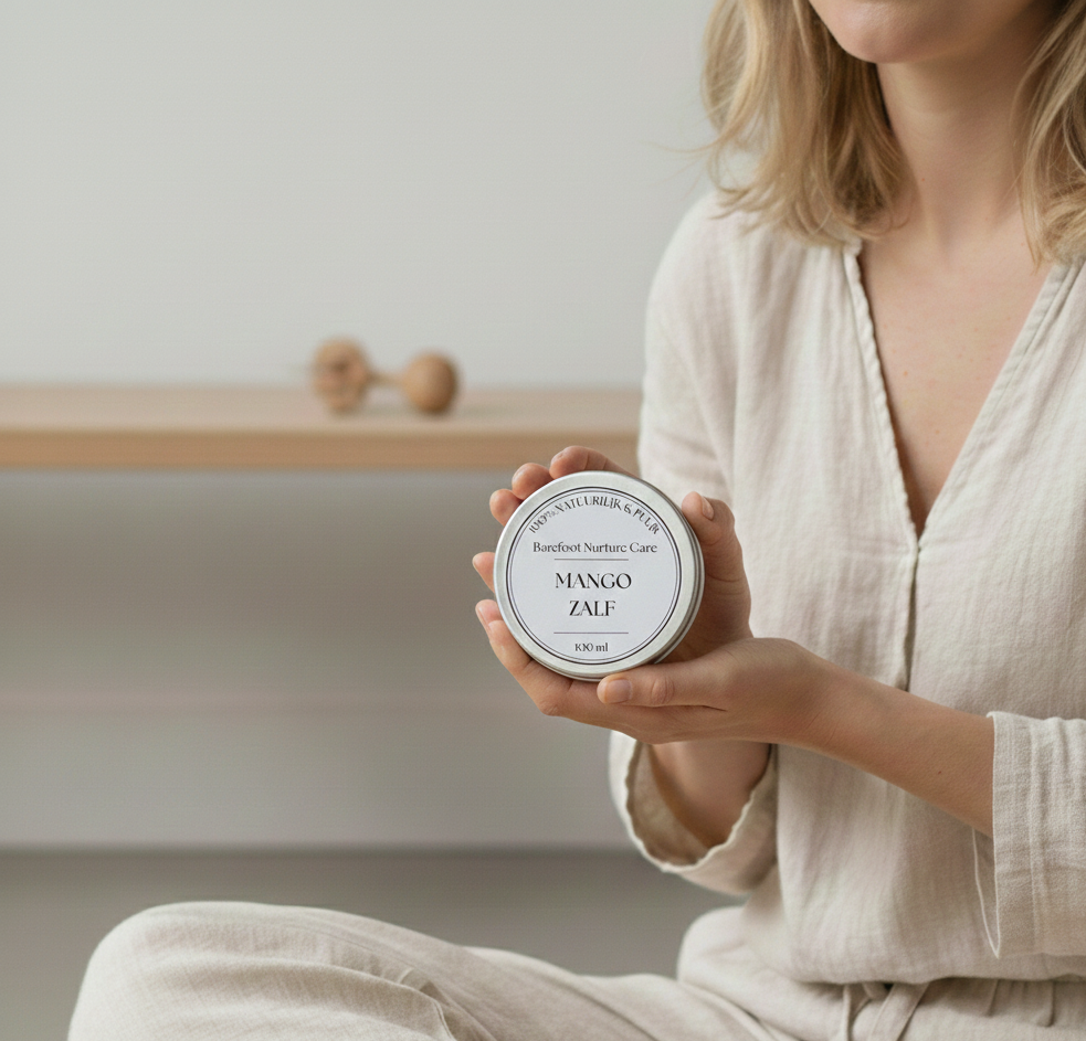100% natuurlijke ingrediënten van mangozalf: mango-olie en sheabutter – Barefoot Baby