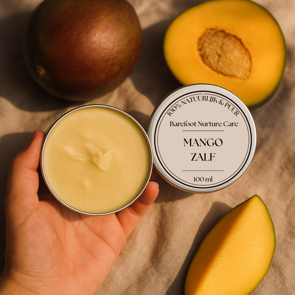 Mangozalf 15ml en 100ml verpakking voor intensieve hydratatie van de gevoelige huid