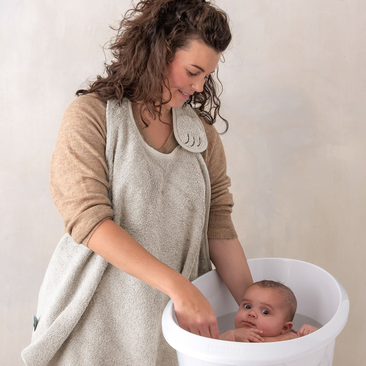 Nifty Baby Handsfree Badcape Vanilla