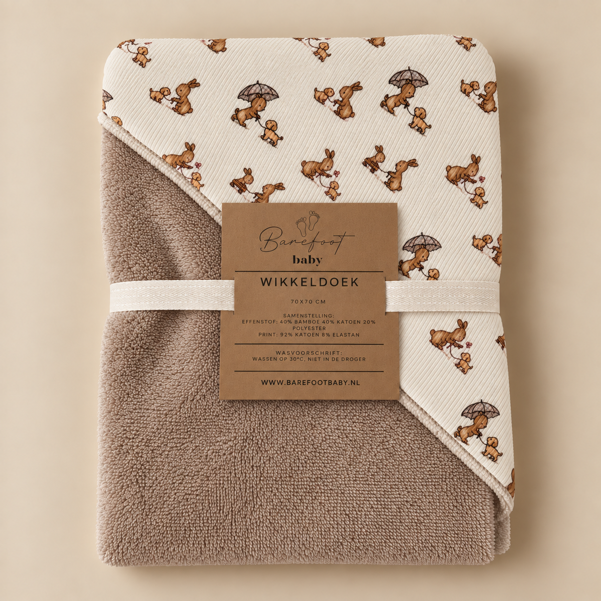 Heerlijk zachte wikkeldoek voor baby's