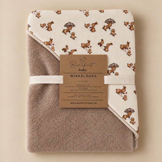 Heerlijk zachte wikkeldoek voor baby's