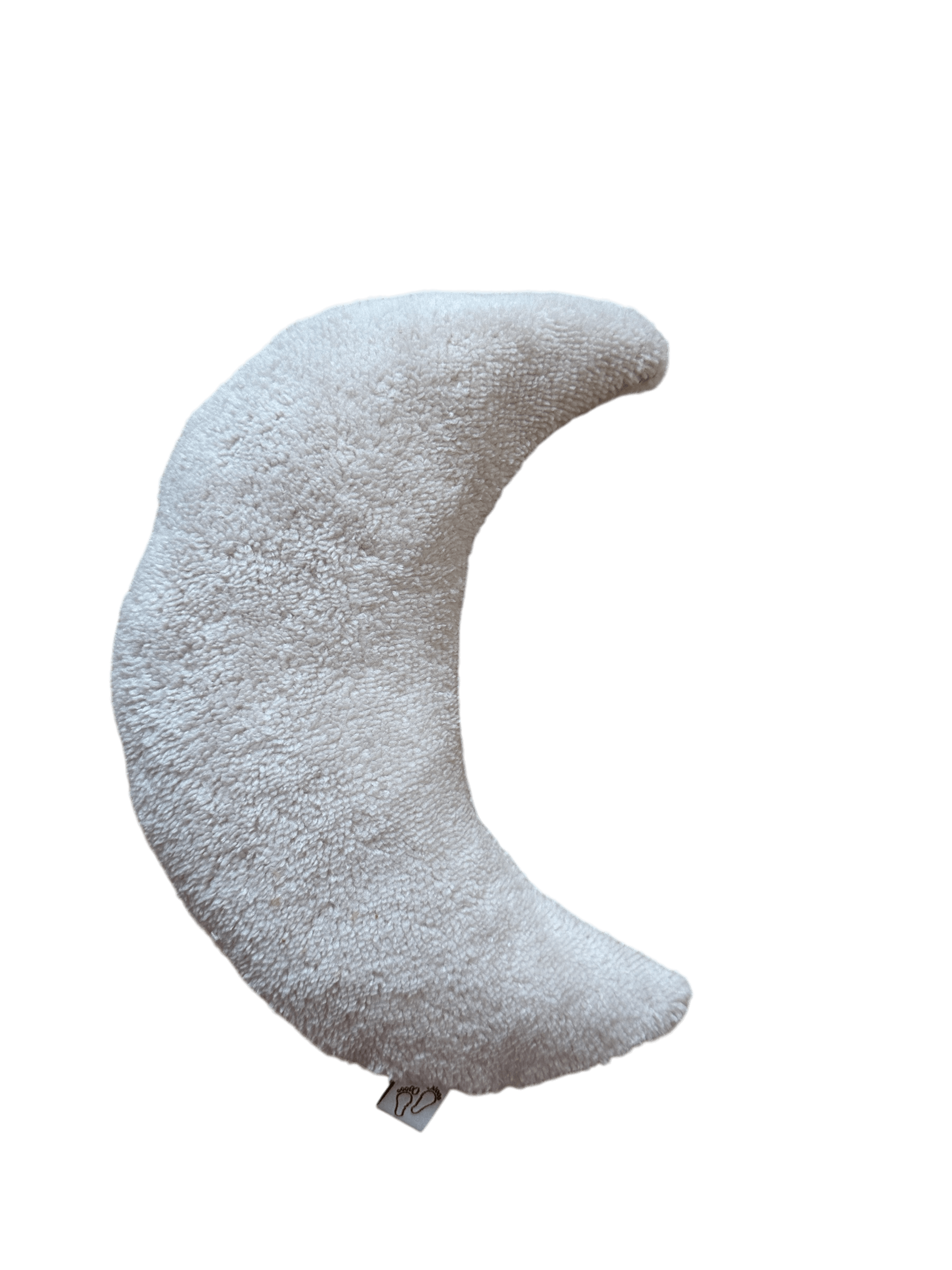 Handgemaakt warmtekussen Comfy Luna met bamboo beige hoes voor baby’s