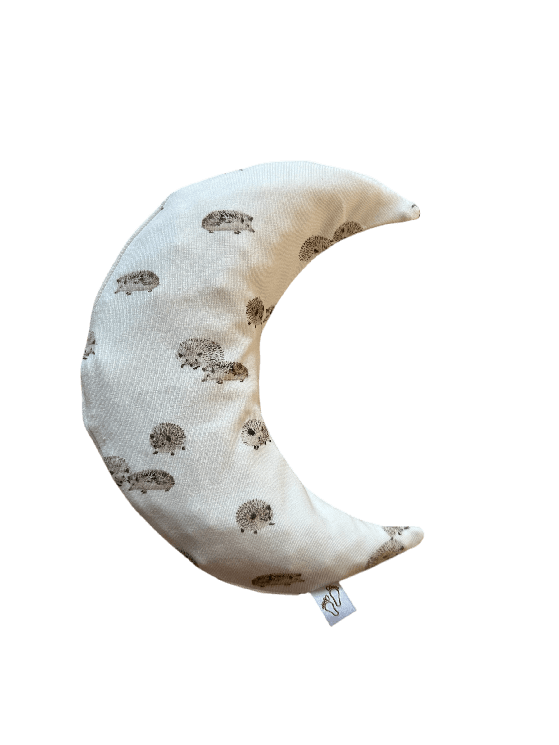 Handgemaakt warmtekussen Comfy Luna met egeltjes print voor baby’s