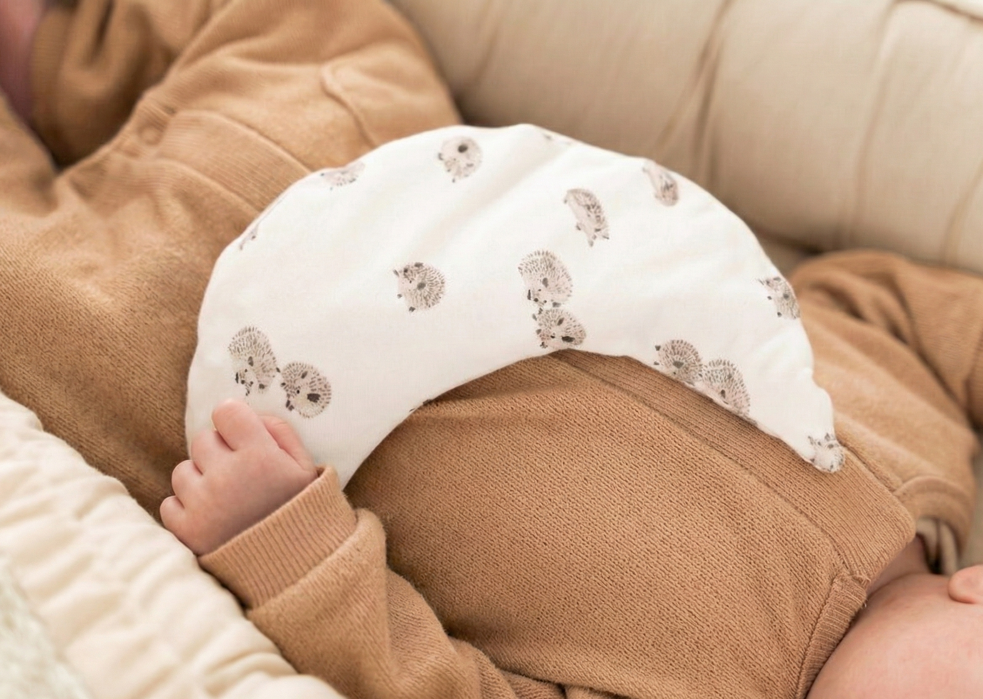 Warmtepit kussens voor baby's in egeltjes print