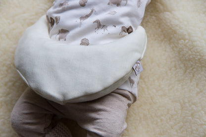 Handgemaakt warmtekussen Comfy Luna van lichte merino wol