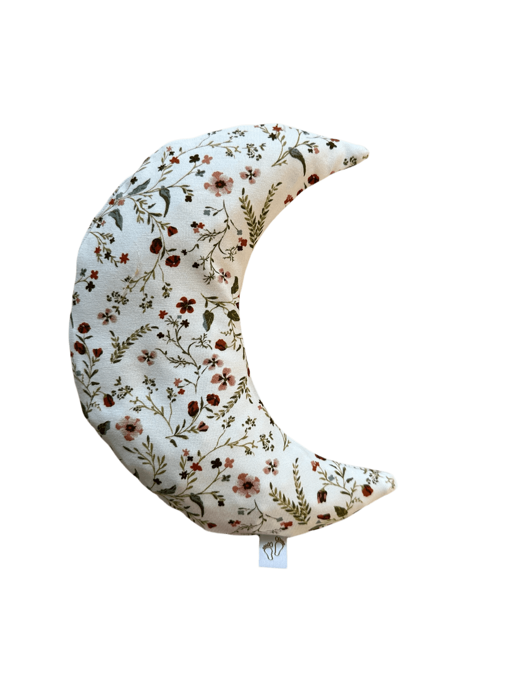 Handgemaakt warmtekussen Comfy Luna met fijne millefleur bloemenprint voor baby’s