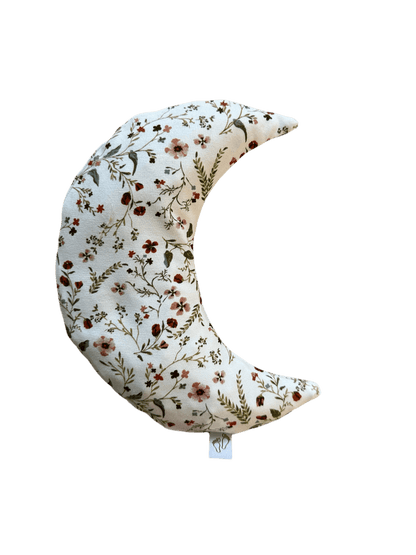 Handgemaakt warmtekussen Comfy Luna met fijne millefleur bloemenprint voor baby’s