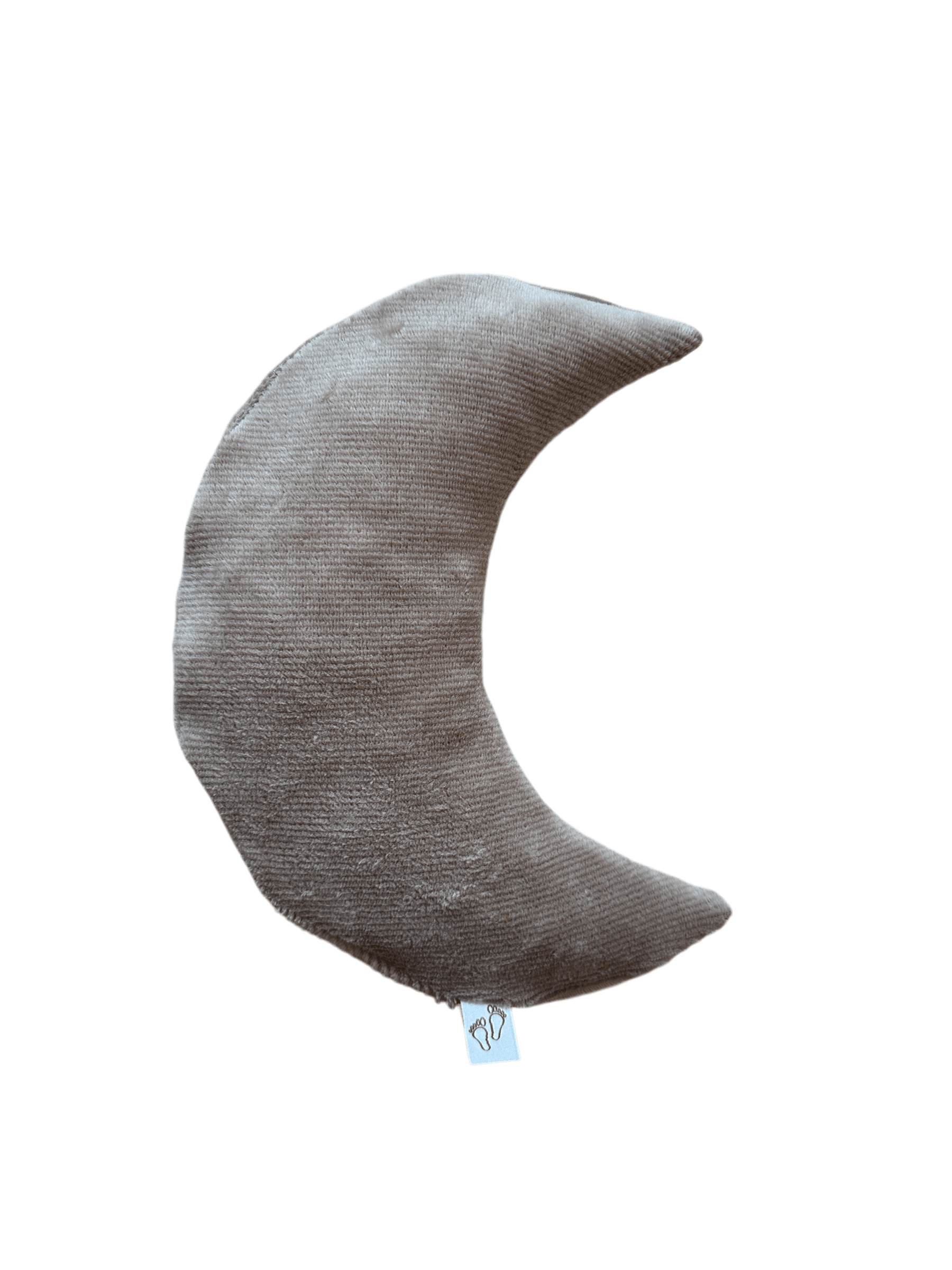 Handgemaakt warmtekussen Comfy Luna met zachte beige ribstof