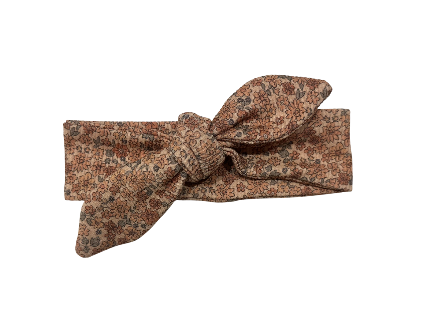 Detail ribstof haarbandje lieve kleine bloem