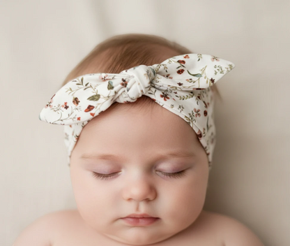Haarbandje baby Millefleur handgemaakt Barefoot Baby