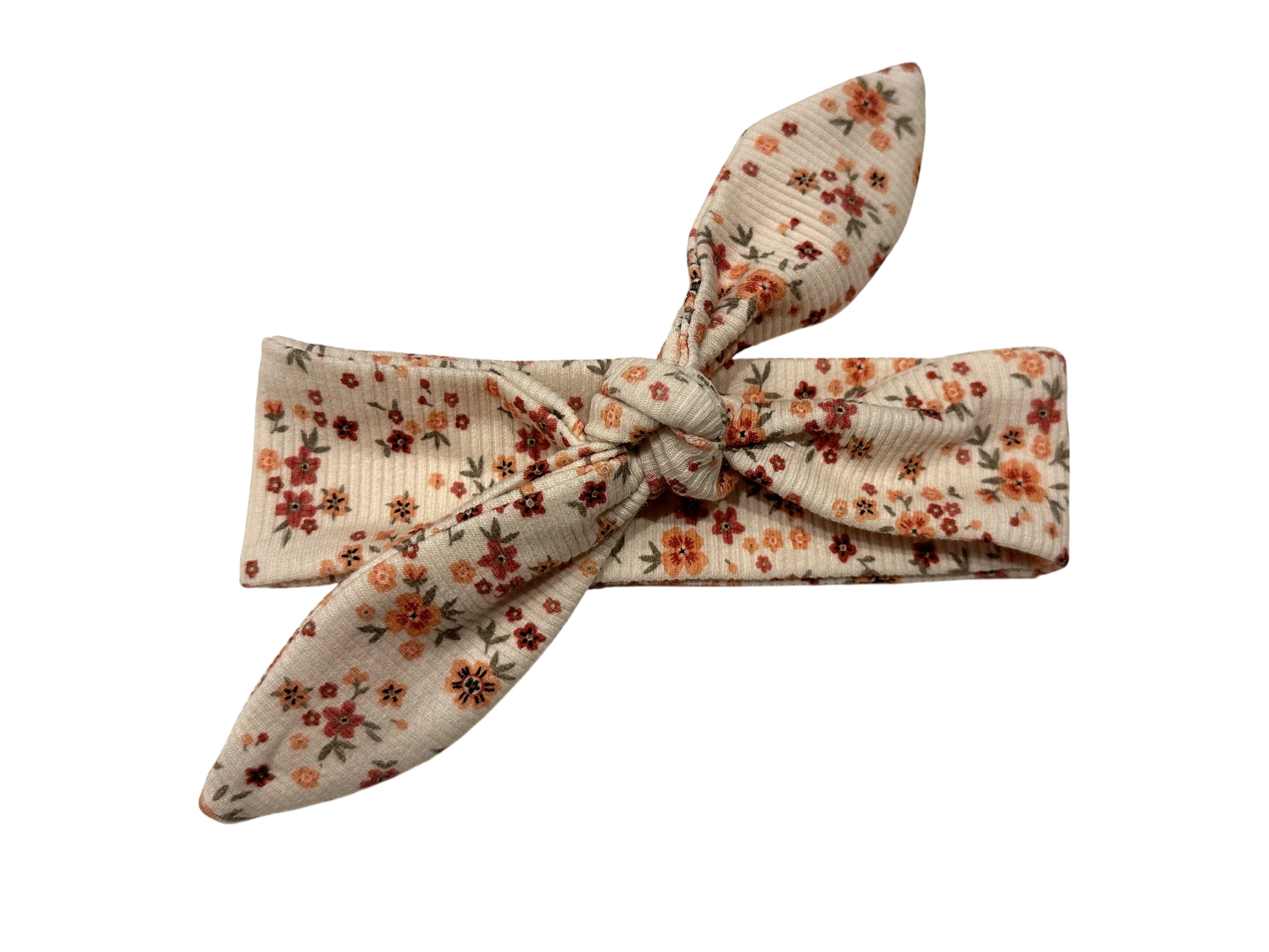 Detail ribstof haarbandje boterbloem klei roze