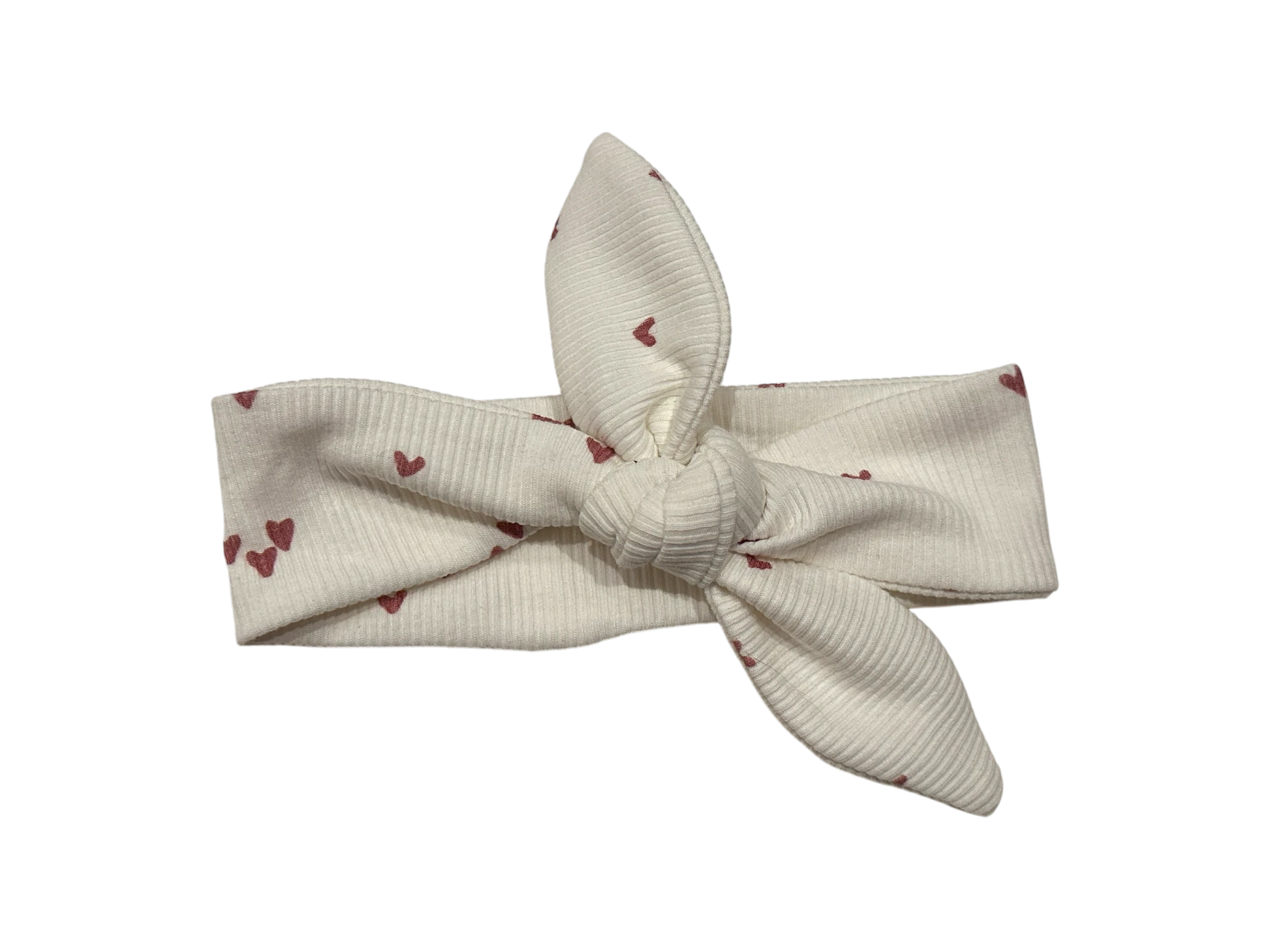 Detail ribstof boxpakje Hartjes licht beige