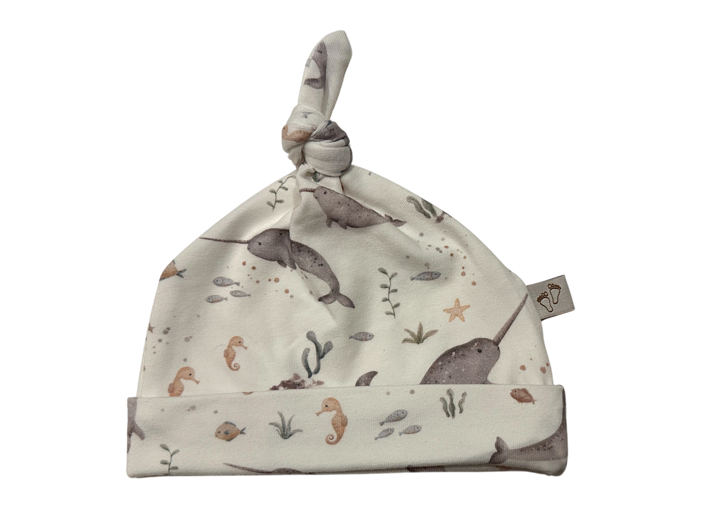 Mutsje baby zeedieren 0-6 maanden Barefoot Baby