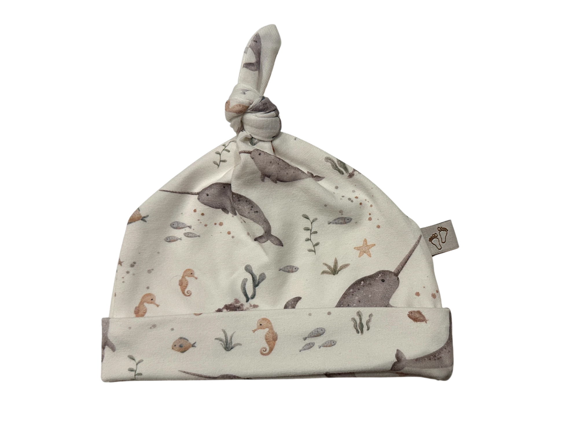 Mutsje baby zeedieren 0-6 maanden Barefoot Baby