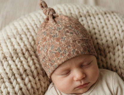 Mutsje baby lieve kleine bloem 0-6 maanden Barefoot Baby